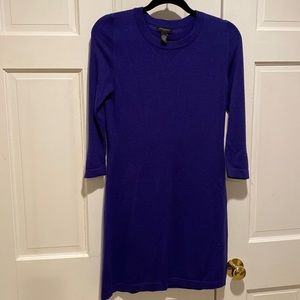Banana Republic blue sweater dress, M
